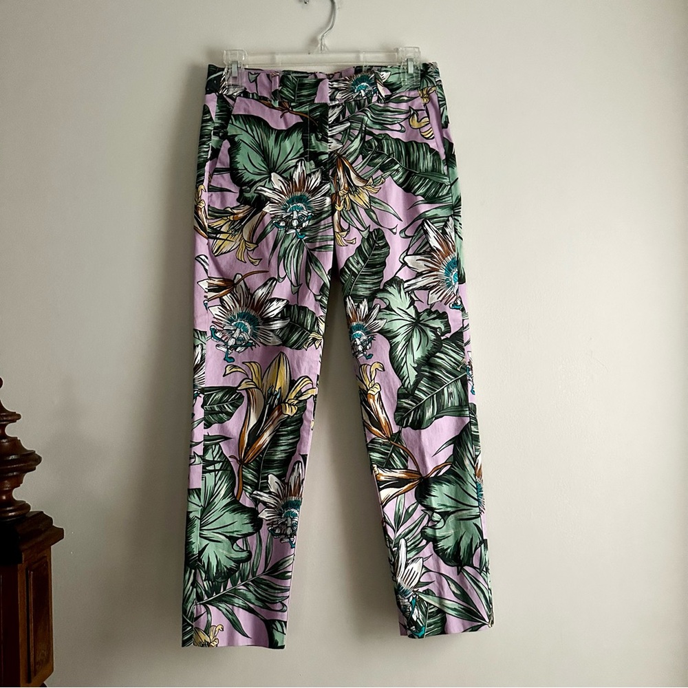 J. Crew Factory‎ • Skimmer Pants in Lilac Smoky Fern